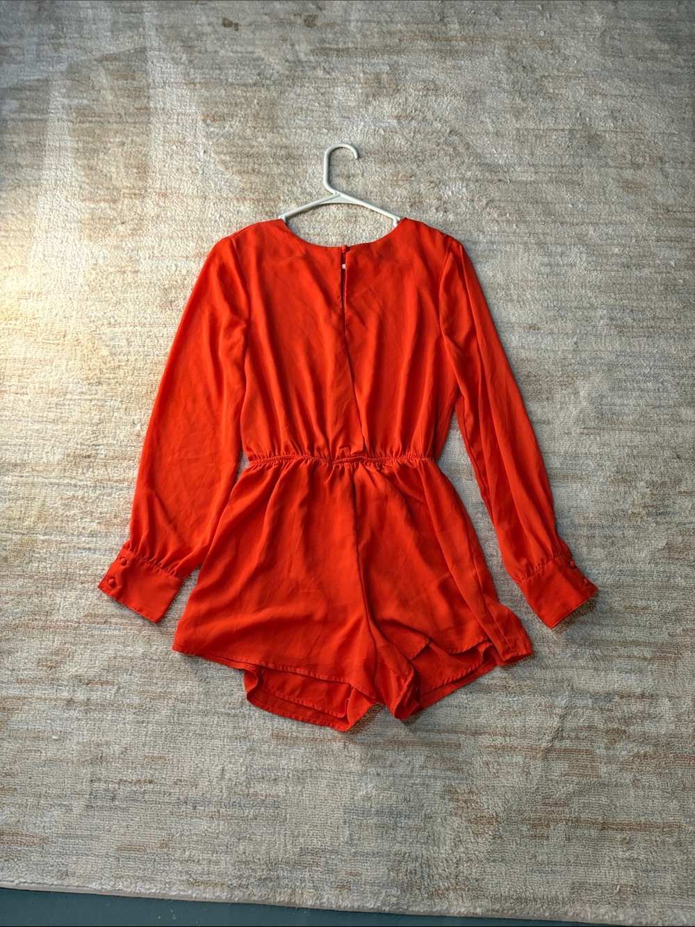 Forever 21 Bright Orange Women’s Jumpsuit